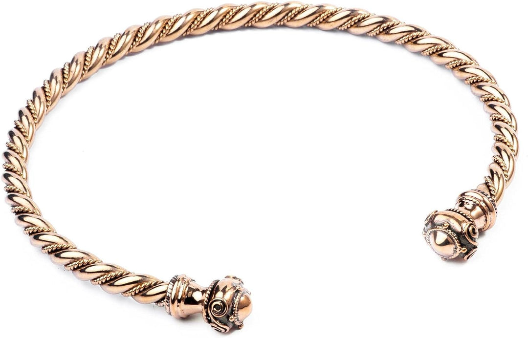 Windalf Kelten Männer Torques THÛRIN Ø 15 cm Massiver Halsring Paganschmuck Celtic Art Handarbeit au