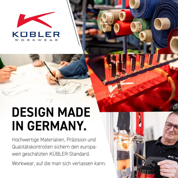KÜBLER Workwear KÜBLER Weather Strickjacke grau, Grösse XL, Unisex-Strickjacke aus Mischgewebe, Funk
