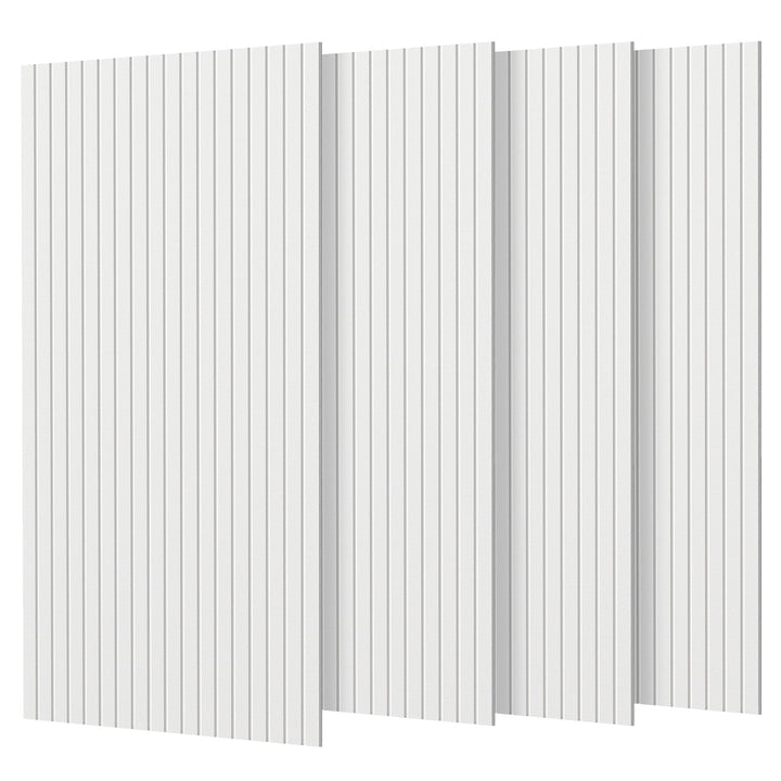 Rdutuok 4 Stücke Akustikplatten,120x60x0.9 cm Kante Hochdichte Akustik Panel Schallschutzpaneele Sch