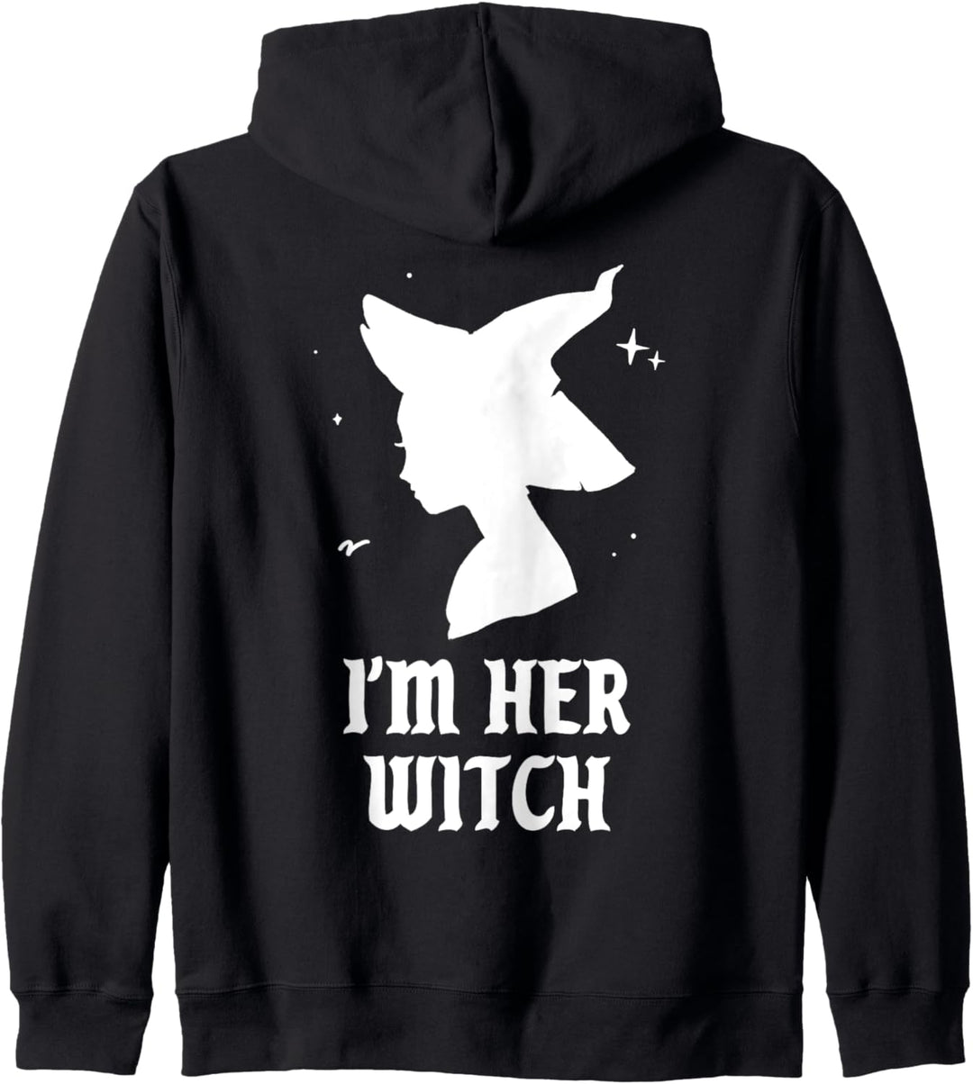 Ich bin ihre Hexe Funny Spooky Vibes Gotik Halloween Kostüm Kapuzenjacke
