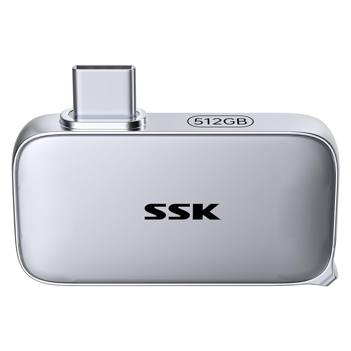 SSK 2TB Externe SSD, USB-C Portable SSD Festplatte Extern bis zu 1050MB/s | USB3.2 Gen2 Plug‑&amp;‑Play,