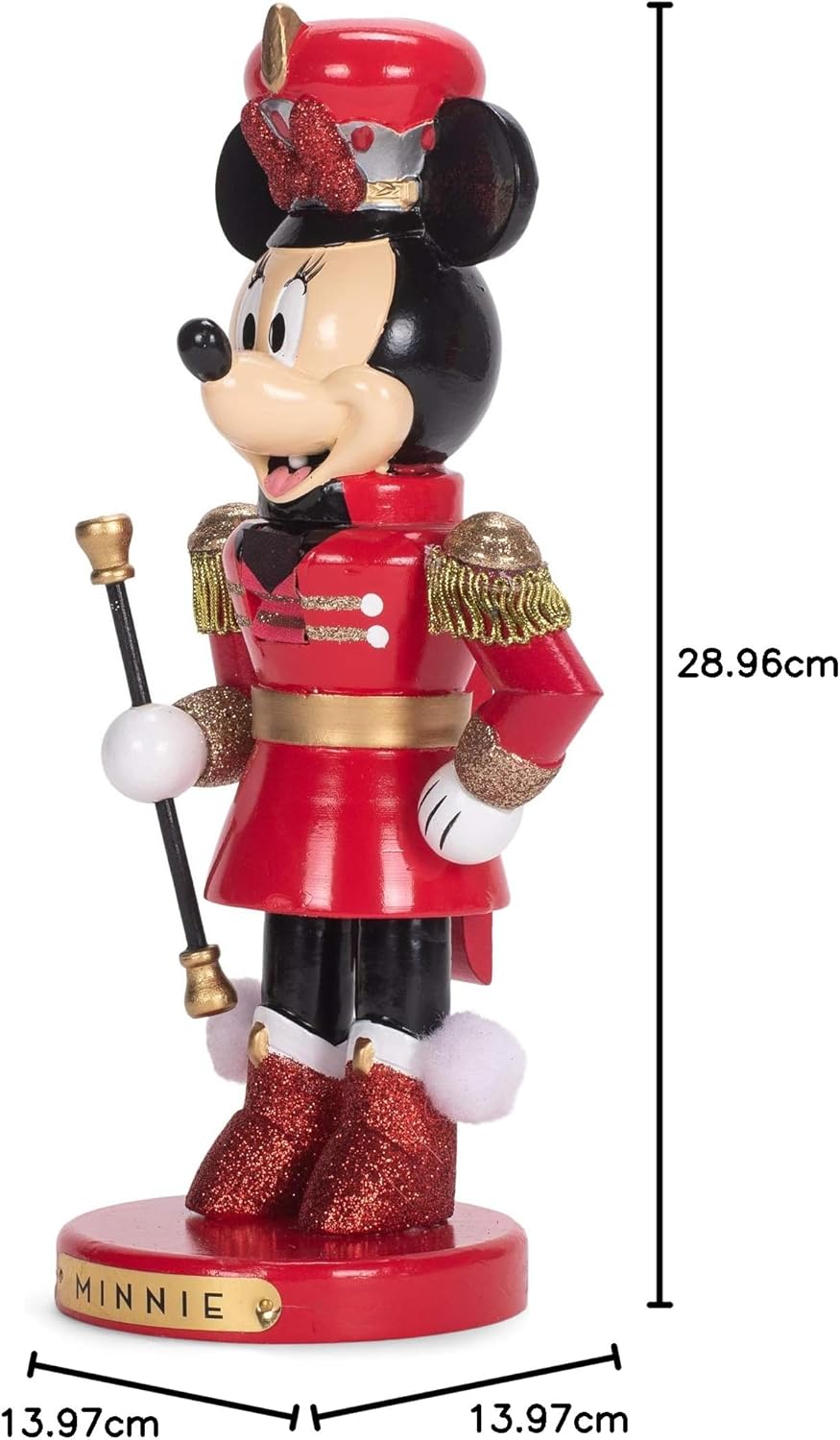 Kurt S. Adler Minnie Marching Band Nussknacker, 25,4 cm