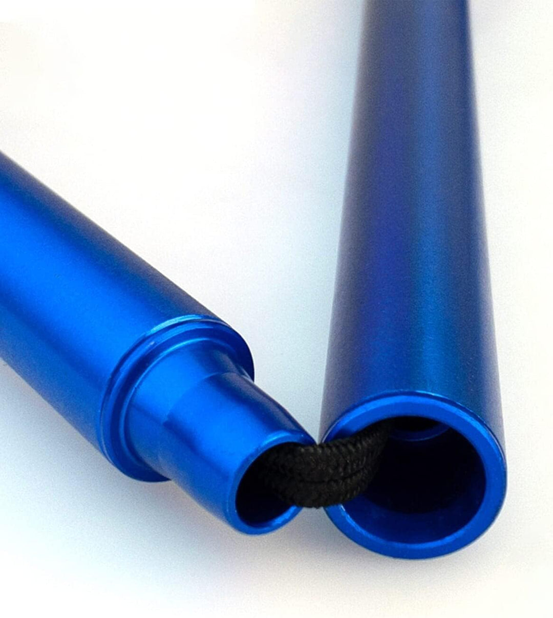 Flexyfoot Gehstock, stossdämpfend, ovaler Griff, zusammenklappbar Blue, Blue