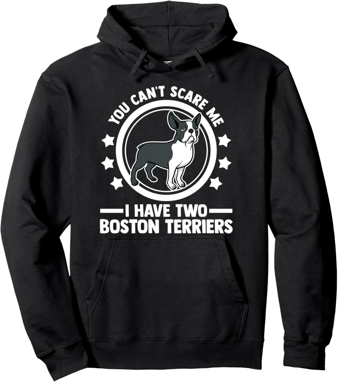 Ich habe zwei Boston Terrier 2 Boston Terrier Pullover Hoodie