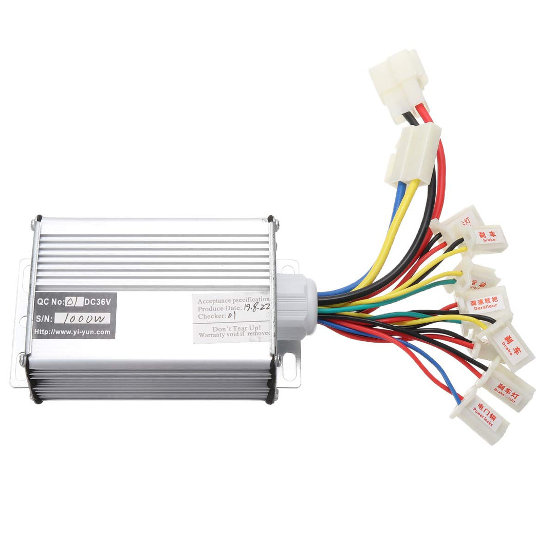 Jyving DC 36V 1000W Gebürsteter Regler Geschwindigkeit DC Motor Controller Roller Fahrrad E-Bike Ele