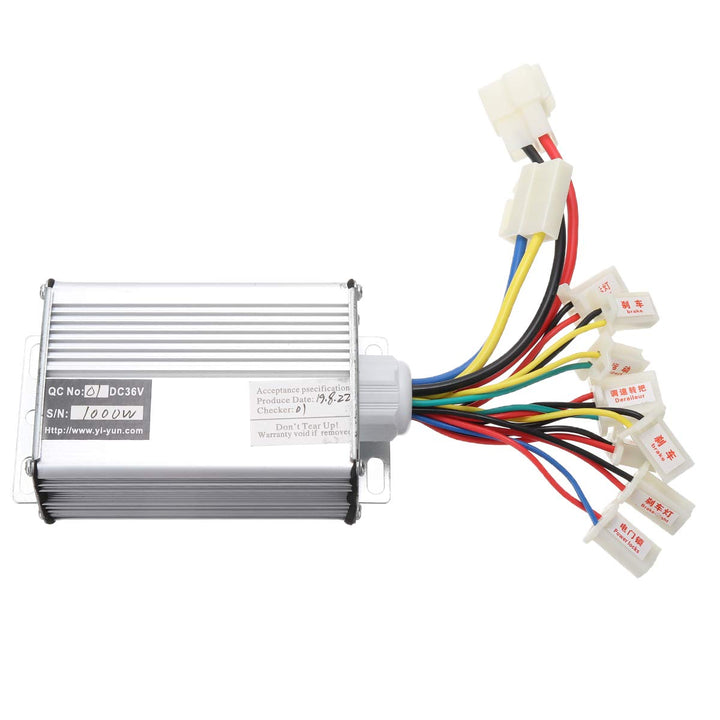 Jyving DC 36V 1000W Gebürsteter Regler Geschwindigkeit DC Motor Controller Roller Fahrrad E-Bike Ele