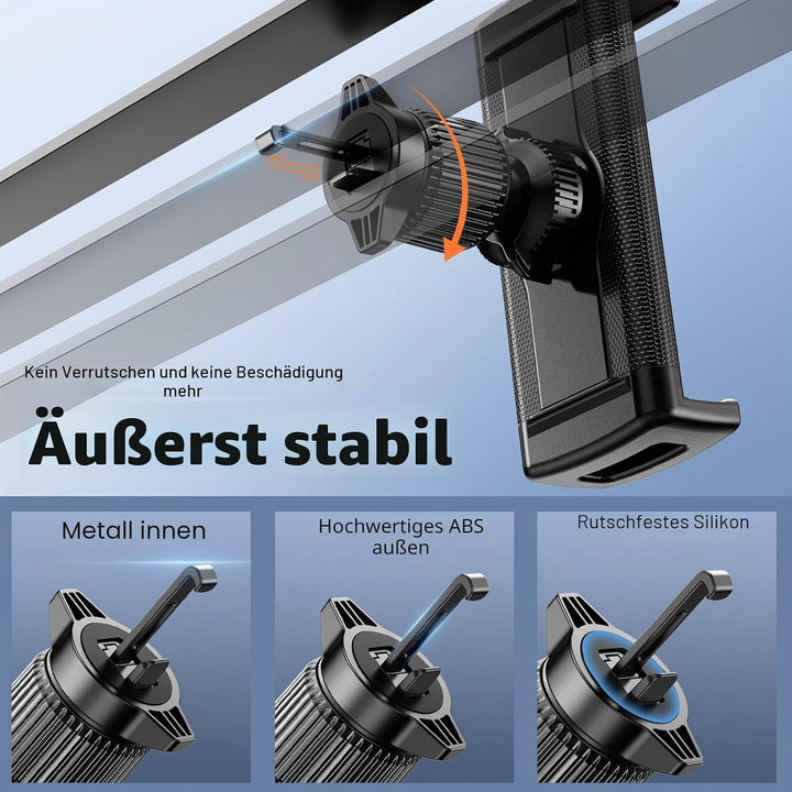 Z Fold Auto Handyhalterung - 60° drehbar, Fester Halt, fällt nie ab - iPad mini Handyhalterung Auto