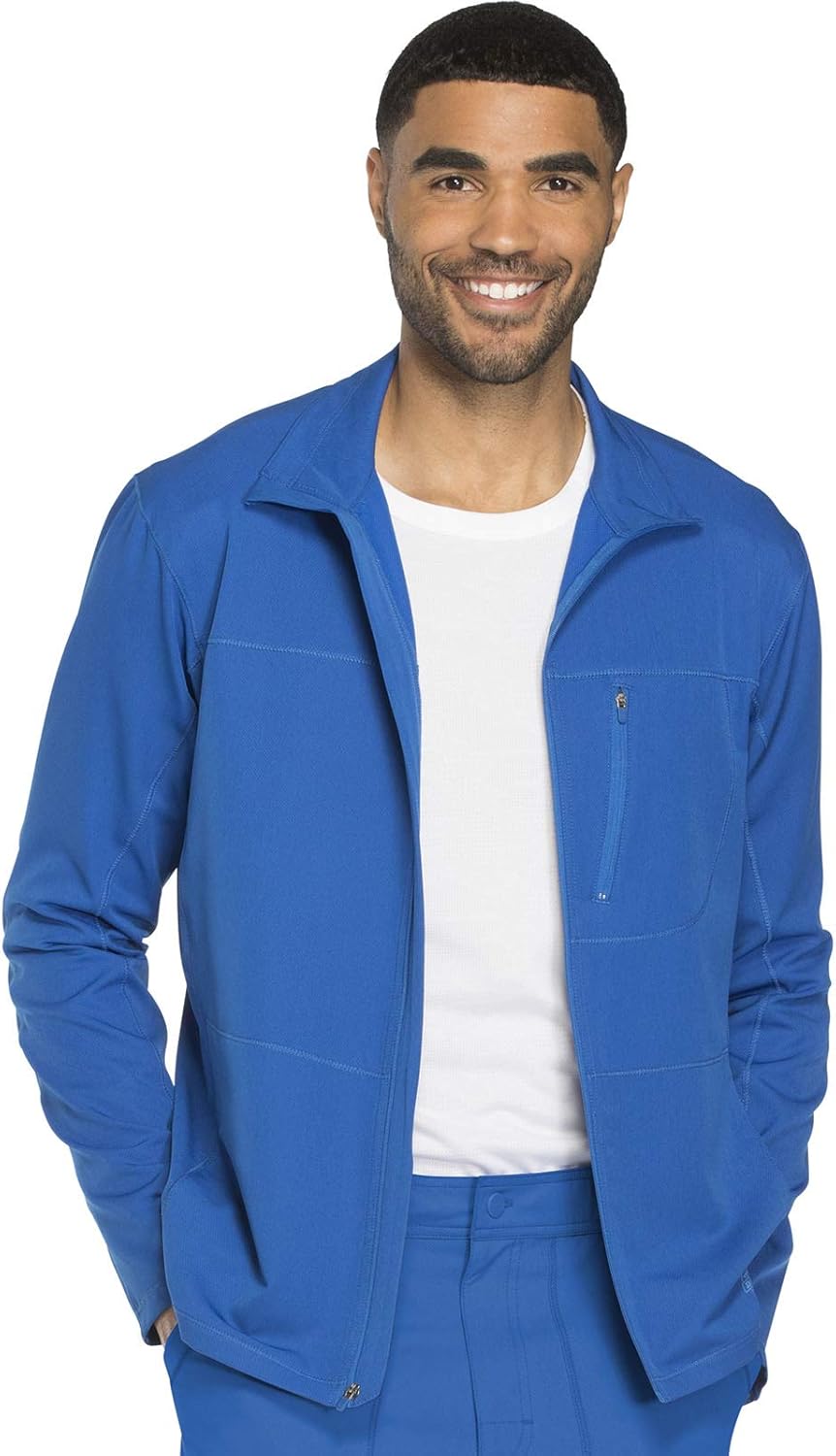 Dickies Dynamix DK310 Herren-Schlupfkasack, mit Reissverschluss vorne 4XL Grosse Grössen Königsblau,
