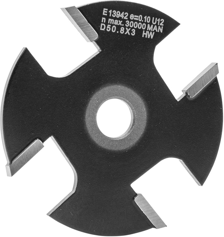 ENT 13942 Scheibennutfräser HW, Schaft (S) 8 mm, Durchmesser (D) 50,8 mm, NL 3 mm, Z4 D=50,8 / NL=3,