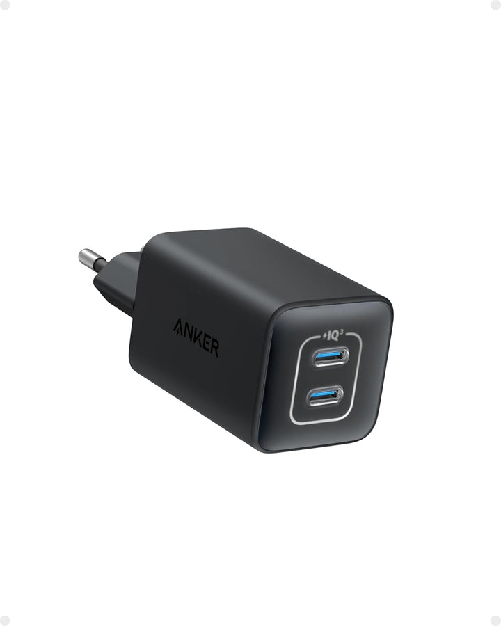 Anker USB C Ladegerät 47W, 523 Charger (Nano 3), kompakt mit 2 Anschlüssen GaN Schnellladegerät für