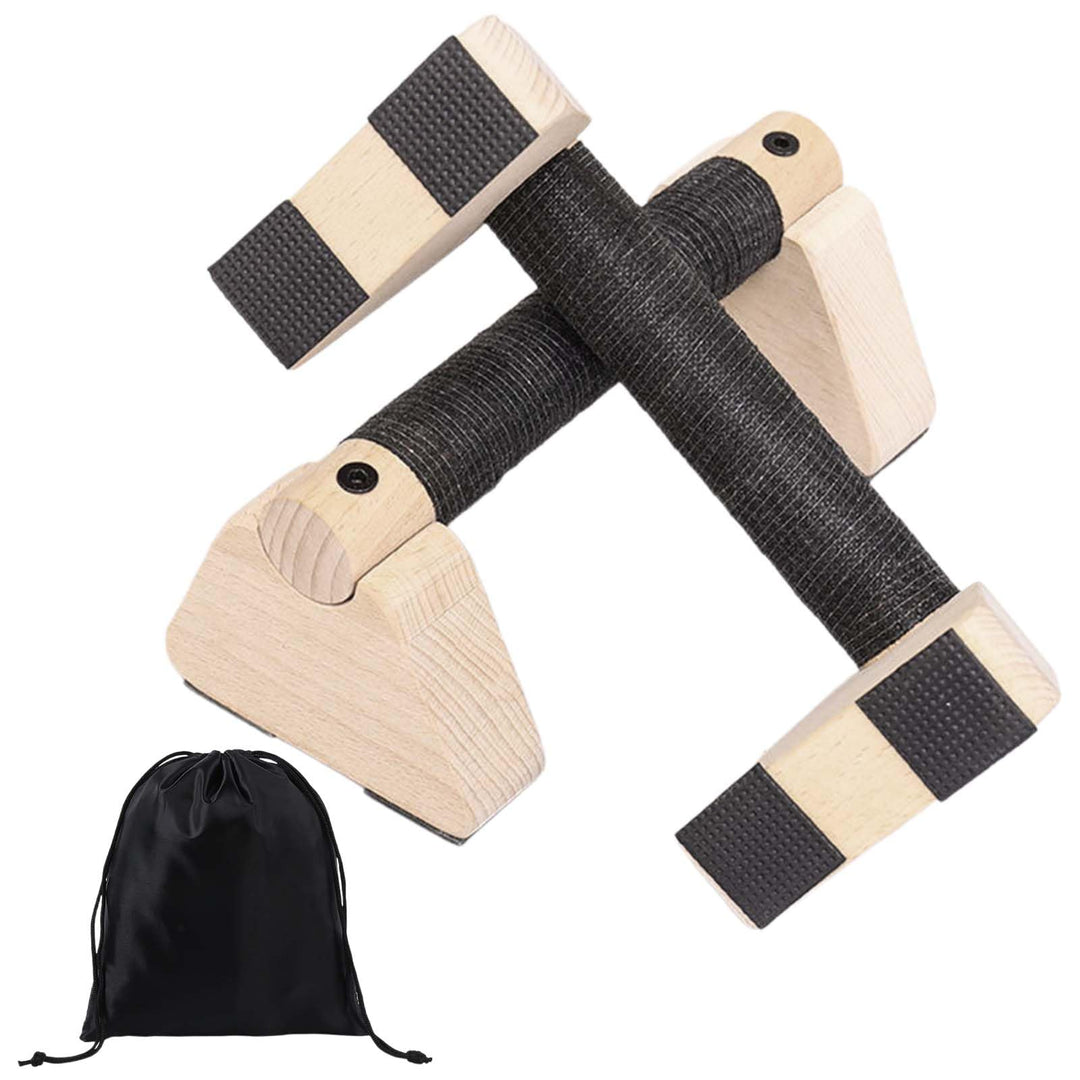 Zimoer Liegestützgriffe 2 Push Up Bars, Ergonomische Parallettes &amp; Liegestütze Ständer mit Tasche, E