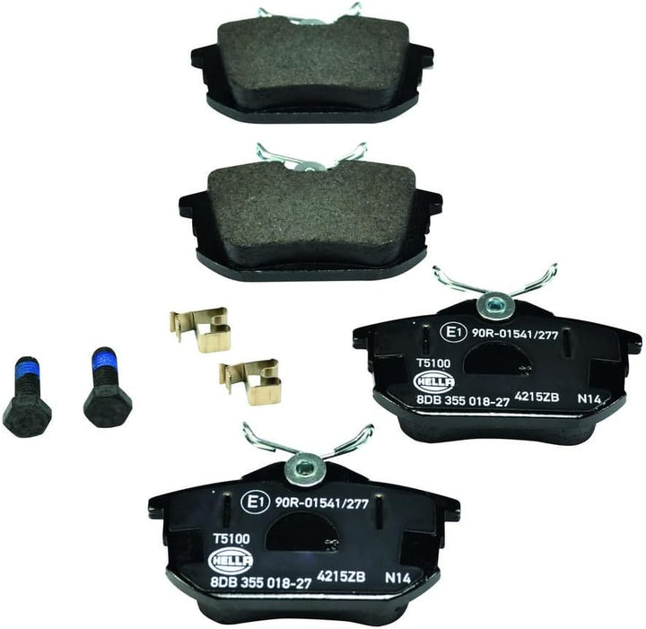 HELLA PAGID 8DB 355 018-271 Bremsbelagsatz - T5100 - Dicke/Stärke: 16.8mm - Bremssystem: Lucas - mit