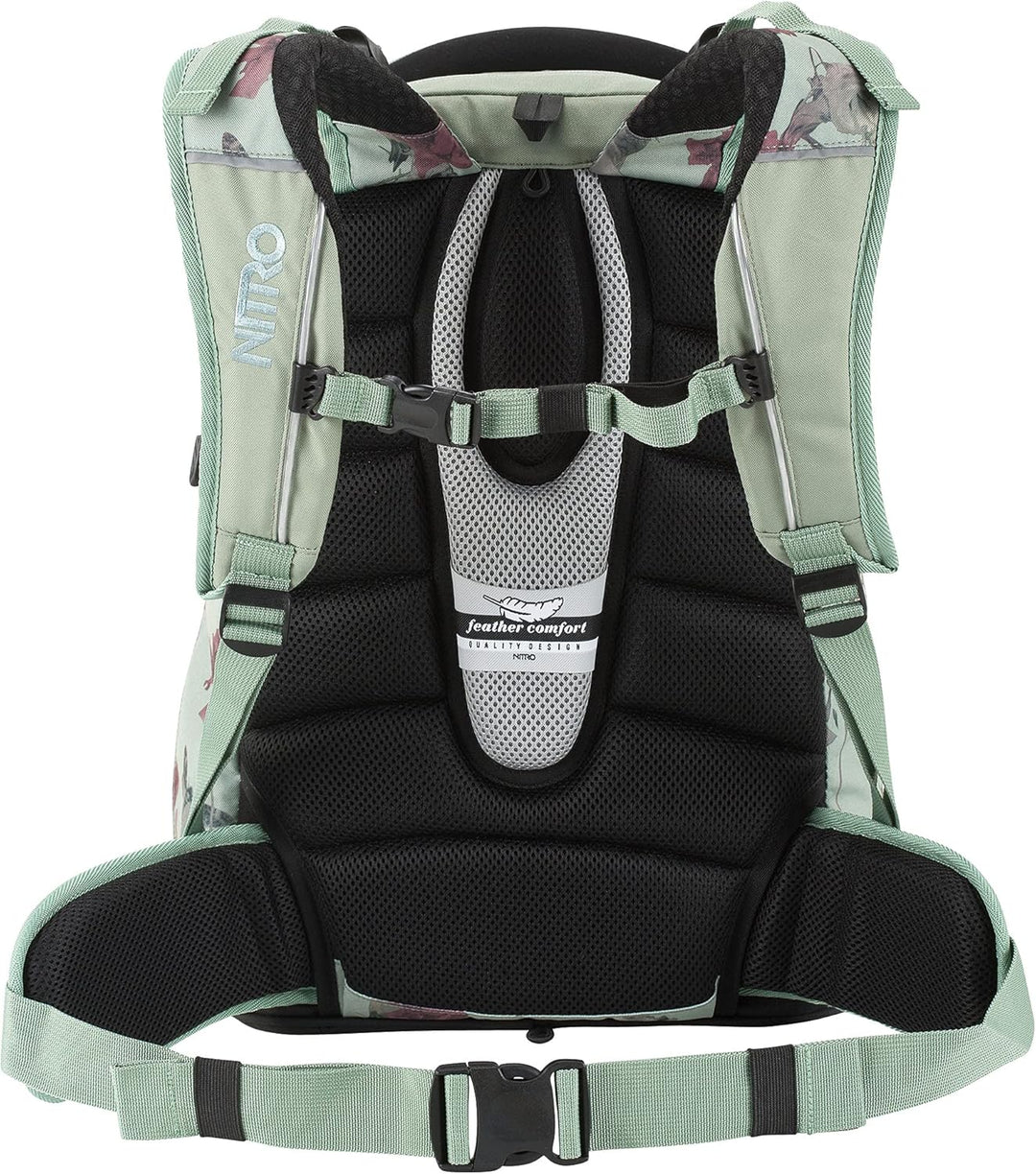 Nitro Superhero, Schulrucksackset, Rucksack, Backpack, abnehmbarer Hüftgurt, robuste Bodenplatte, Th