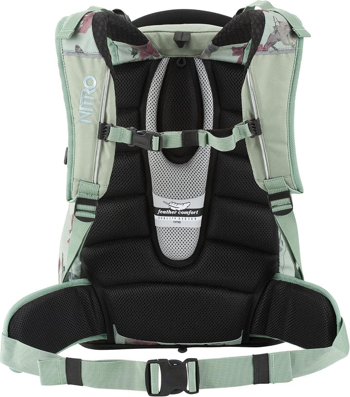Nitro Superhero, Schulrucksackset, Rucksack, Backpack, abnehmbarer Hüftgurt, robuste Bodenplatte, Th