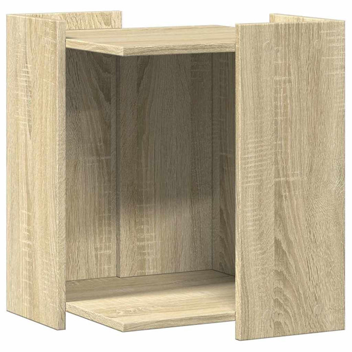 vidaXL Katzenklo Schrank, Katzenschrank Katzentoilette, Beistelltisch Katzenhaus, Katzenmöbel Verste