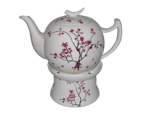 TeaLogic Cherry Blossom 1L Teekanne mit Stövchen