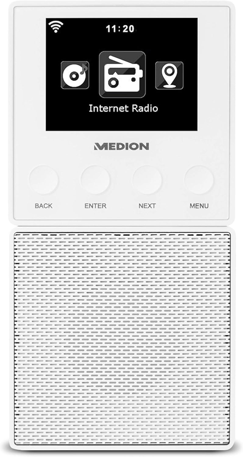 MEDION E85032 MD 87248 WLAN Internet Küchen Steckdosenradio (abnehmbarem Streaming Lautsprecher, int