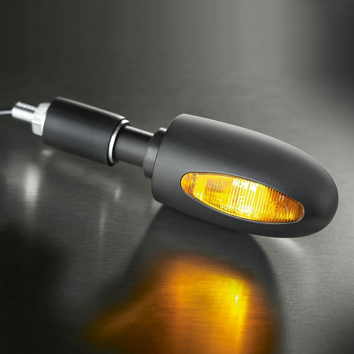 Lenker BL 1000 Messing schwarz Lenkerendenblinker BL 1000 Halogen 12V/H21W MS schwarz, Lenkerendenbl