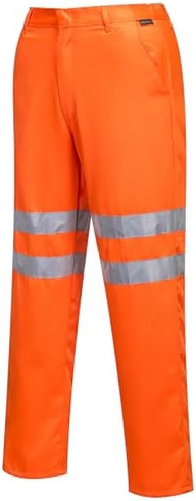 Portwest Warnschutz-Hose aus Polyester-Baumwolle RIS, Grösse: S, Farbe: Orange, RT45ORRS S Orange, S