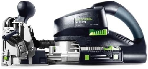 Festool Dübelfräse DF 700 EQ-Plus DOMINO XL (mit DOMINO Fräser, Zusatzanschlag, leere Dübelbox, Gabe