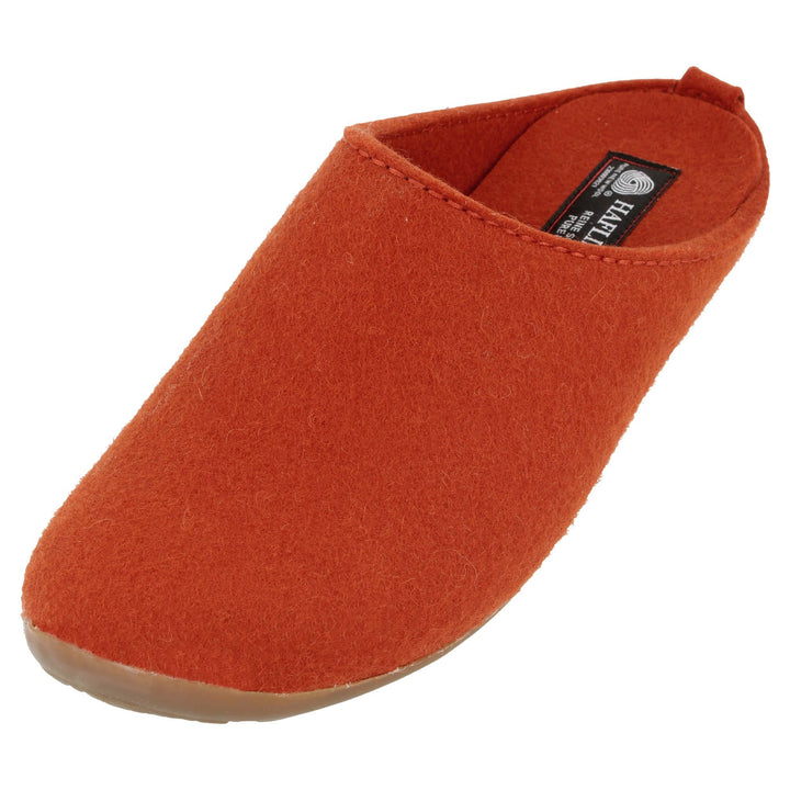 HAFLINGER Everest Fundus Filzpantoffeln im schlichten Design 37 EU Fuchs, 37 EU Fuchs