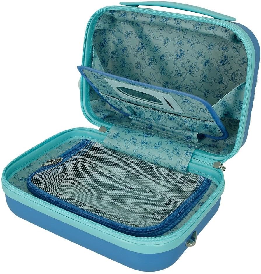 Disney Joumma Travelling with Stitch Nececer anpassbar, Rosa, 29 x 21 x 15 cm, starr, ABS, 9,14 l, 2