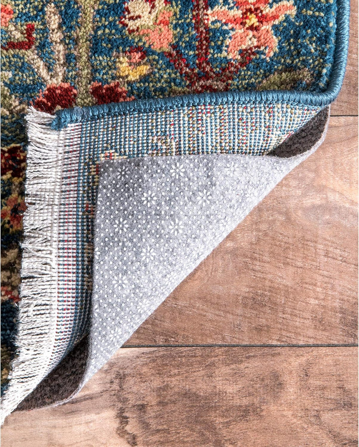 nuLOOM Ultra Premium Eco Friendly Non-Slip Felt Thick Rug Pad, 10' Round, Grey, 10' Round