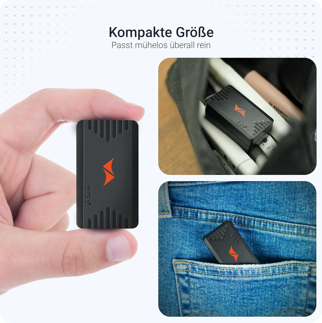 PAJ GPS Tracker - People Finder 4G - Mini GPS Tracker für Kinder, Senioren, Demenz - bis zu 5 Tage A