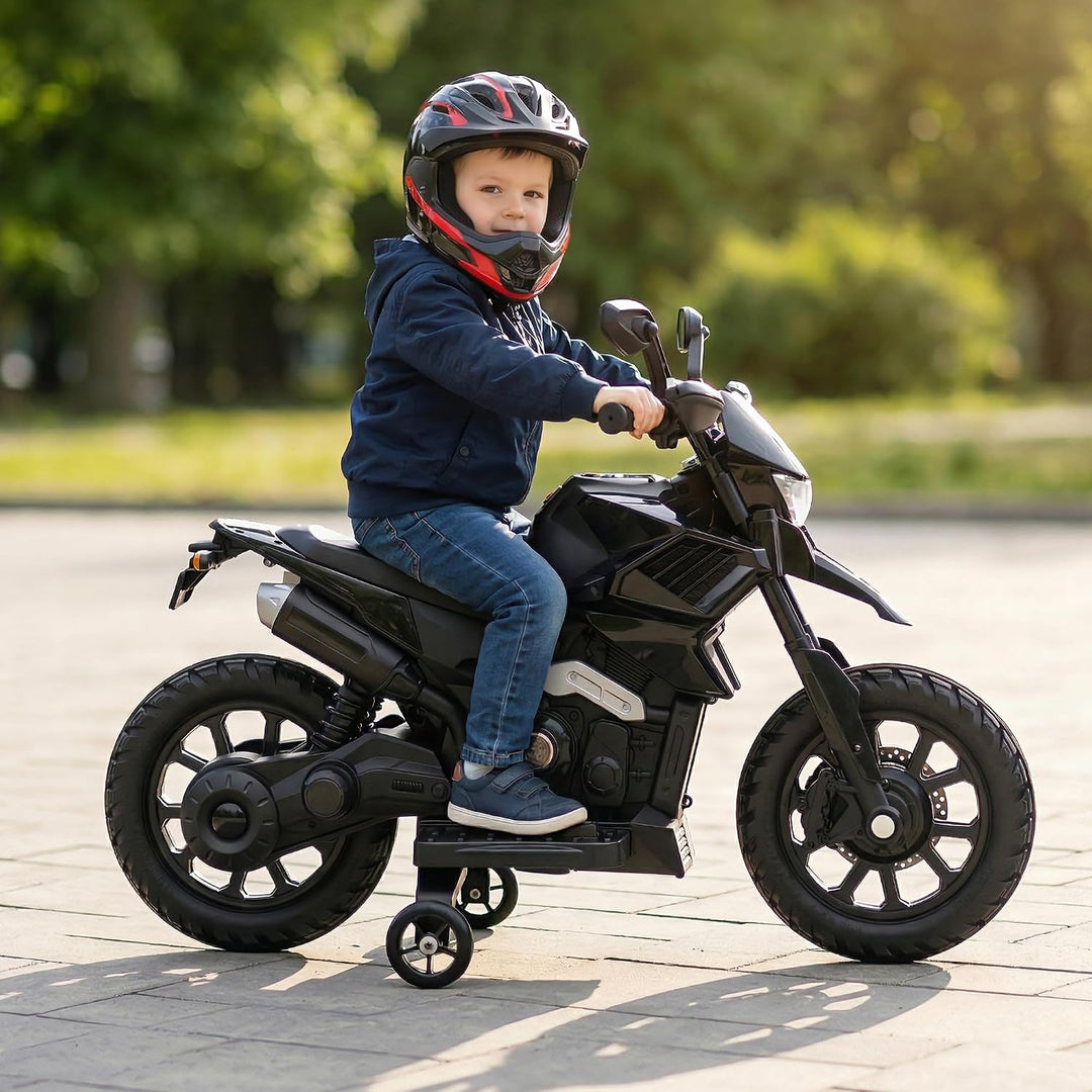 GarveeLife Elektrisches Kinder-Motorrad mit Musik &amp; Scheinwerfer | 6V Akku, bis 3 km/h, für Kinder v