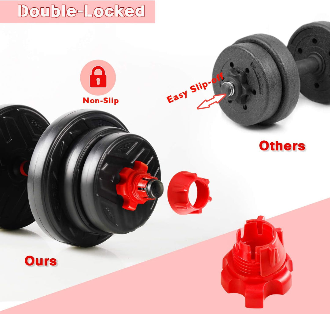 CCLIFE Hanteln Set 2er Kurzhanteln 20 30 40kg Hantelset professionell Dumbbell ohne Verbindungsstahl