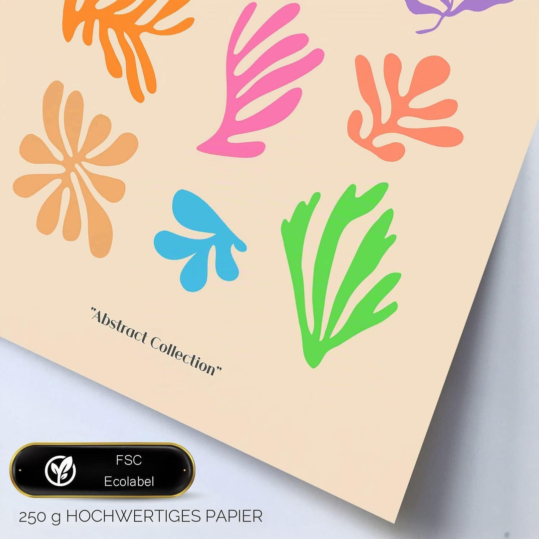 Nacnic Set mit 6 Henri Matisse Postern. Vegetation. Drucke des Fauvismus und der abstrakten Kunst fü