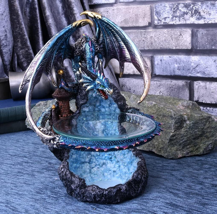 Nemesis Now Flame Saviour Ölbrenner, 24 cm, Einheitsgrösse, Blau