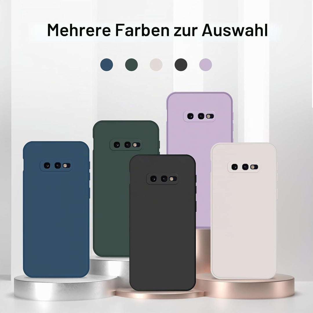 GiiYoon Silikonhülle Kompatibel mit Samsung Galaxy S10e, Ganzkörperhülle, seidig weiche Haptik Handy