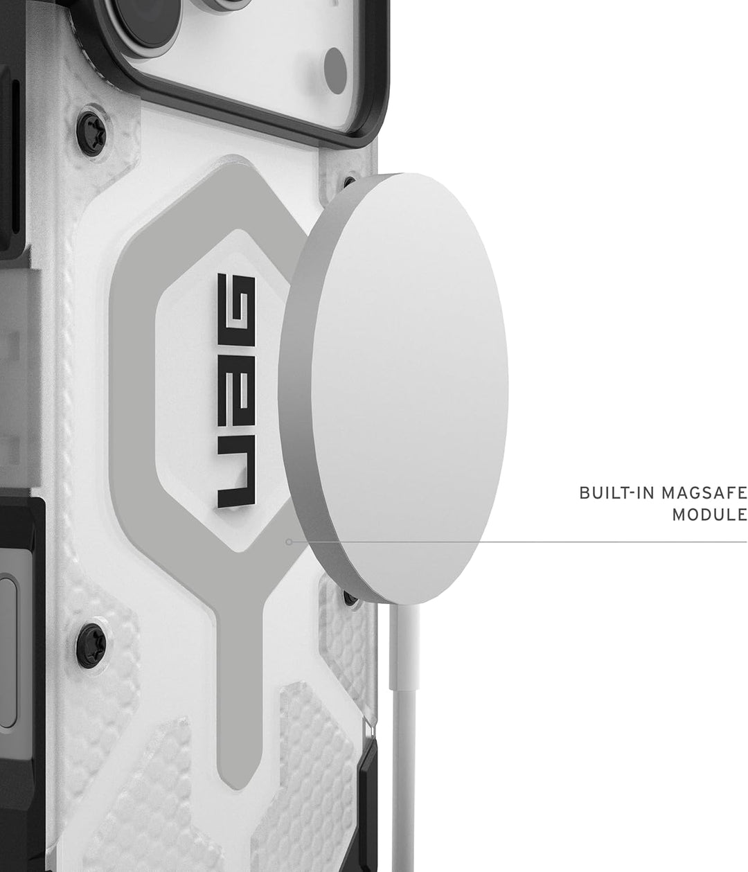 URBAN ARMOR GEAR Pathfinder MS Hülle kompatibel mit Apple iPhone 17 Pro Max Case (Wireless Charging/