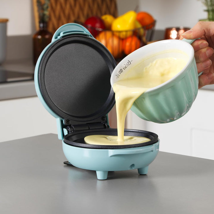Petra PT4215BLNVDEEU7 Mini-Snackgrill, antihaftbeschichtete und einfach zu reinigende 11,5-cm-Platte