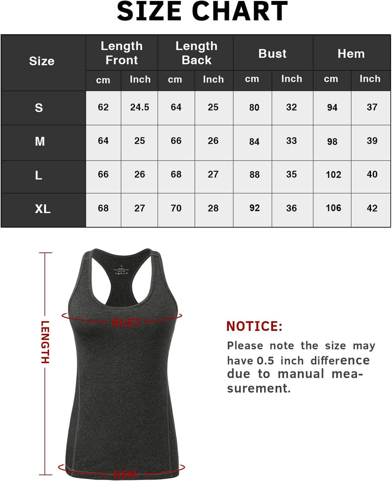 vislivin Sport-Tanktops für Damen Racerback Yoga Athletic Tanks Frauen Lauftraining Gym Unterhemd -