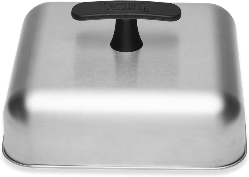 Weber Schmelzkuppel/Grillhaube für Grillplatten/Planchas (26 x 26cm), ideal zum Schmelzen von Käse f