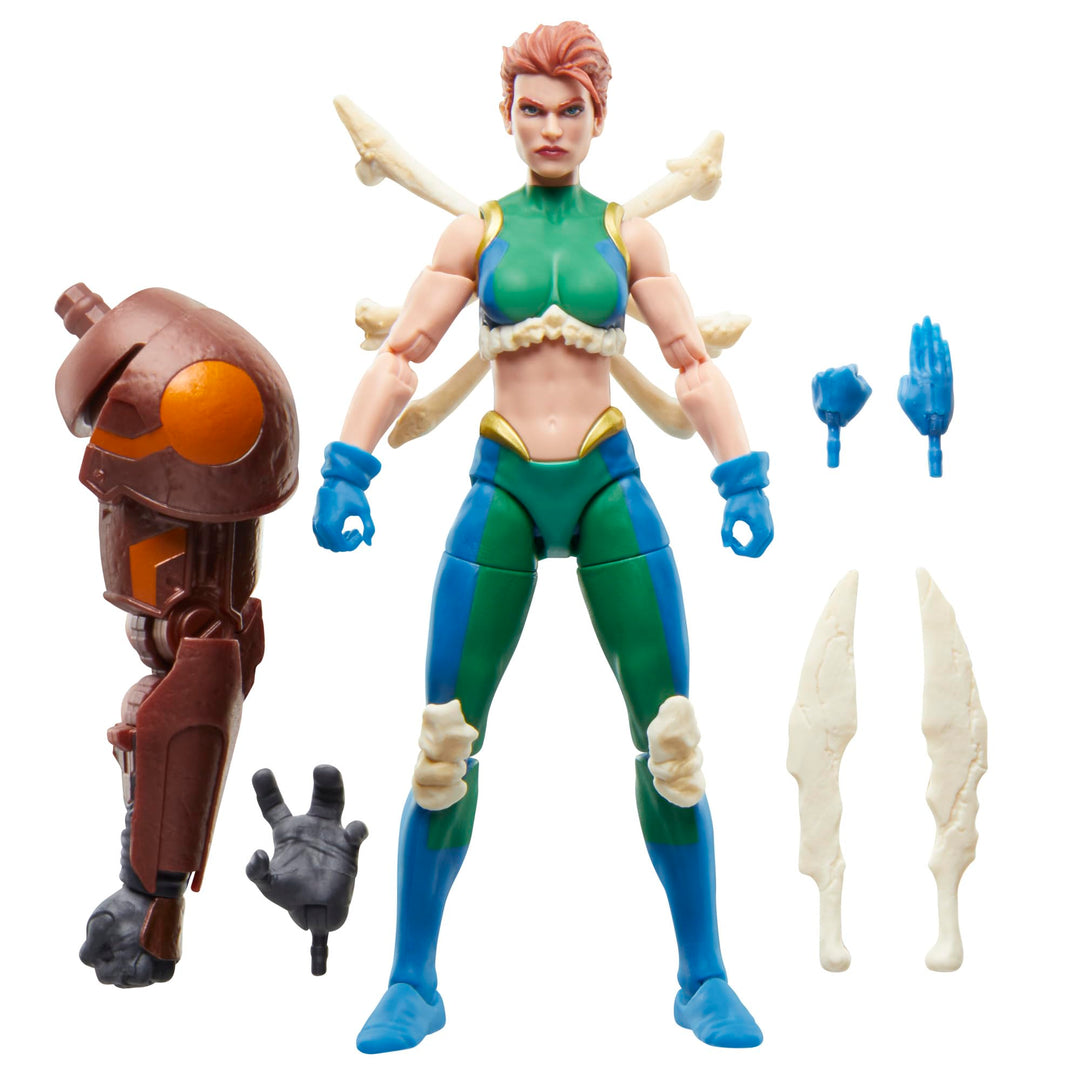 Marvel Legends Series Marrow Action-Figur zu den Comics, Rot und Schwarz, Marrow