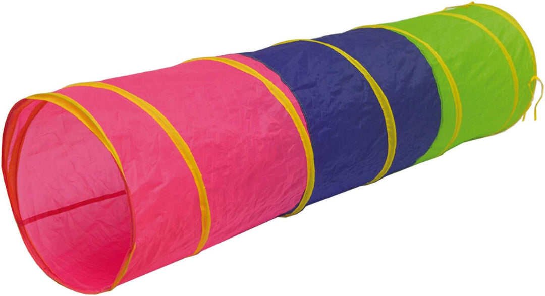 LittleTom Spieltunnel für Kinder - 180x46 Activity Spieltunnel Baby Turnen - Parcours Tunnel Spielze
