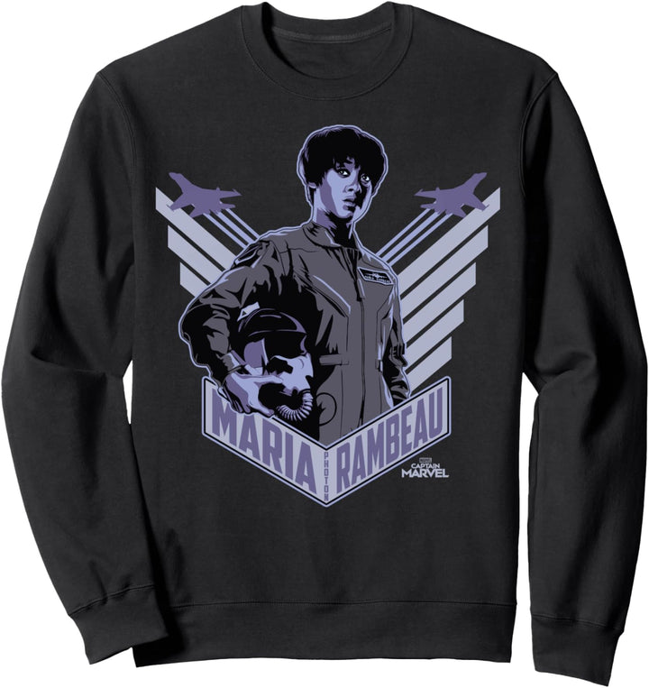 Captain Marvel Maria Rambeau Portrait Sweatshirt