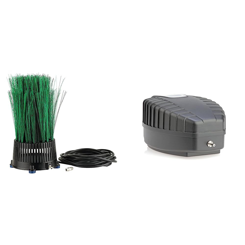 Oase 50443 Teichbelüfter OxyTex 400 & 57063 Teichbelüfter AquaOxy 500 geeignet für Teiche bis zu 5 m
