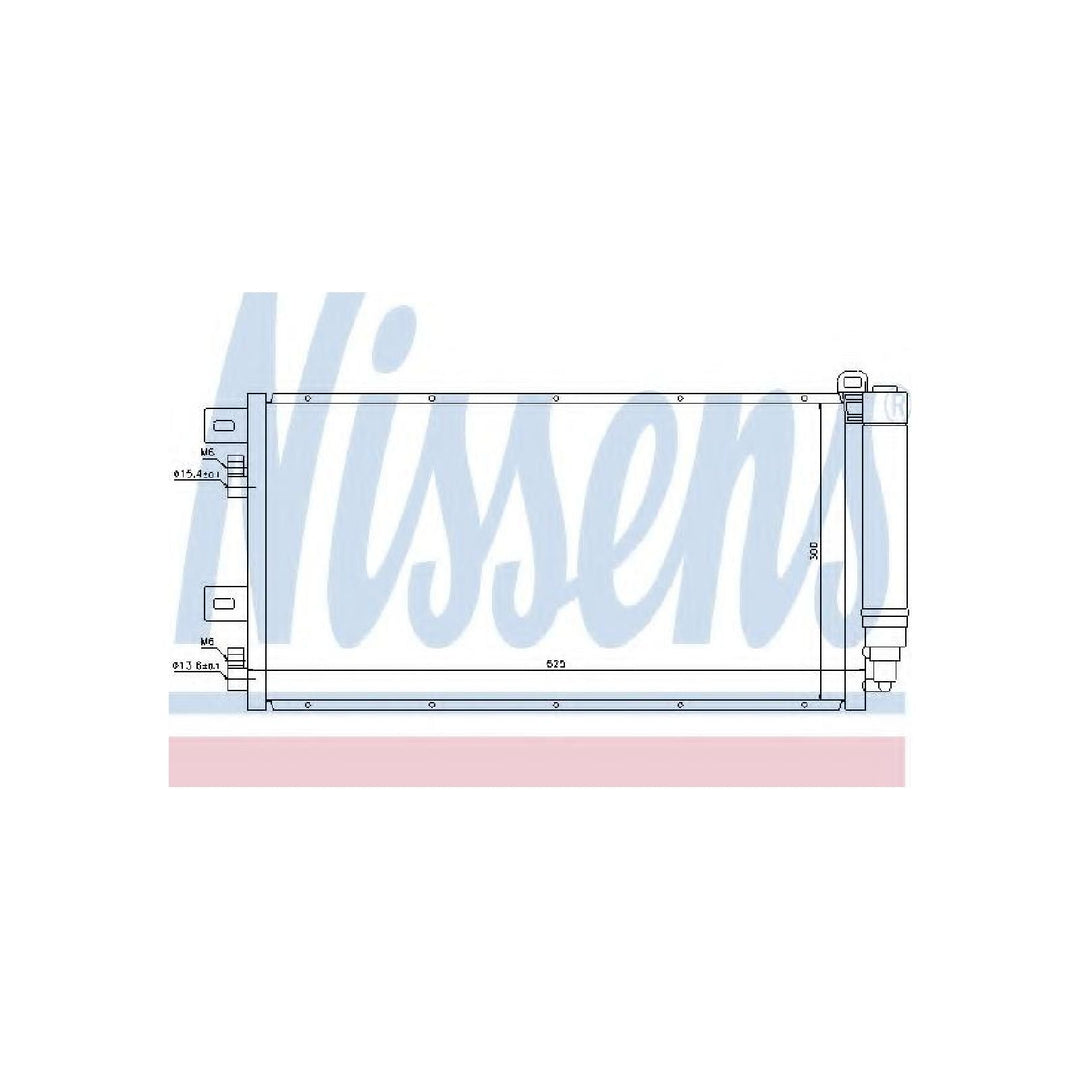 Nissens 94591 Kondensator, Klimaanlage