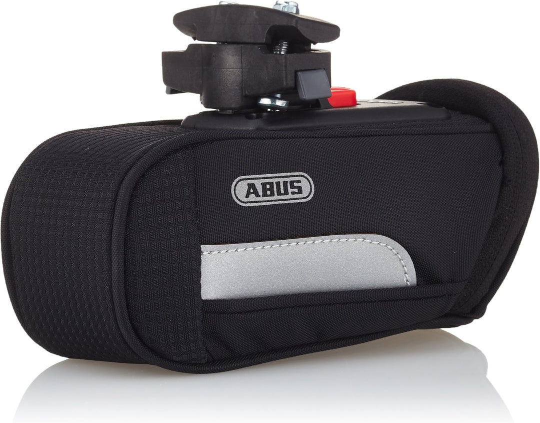 ABUS Satteltasche Oryde ST 2085 KF - Fahrradtasche mit Regenschutz - 145 mm x 75 mm - 0,7 Liter Fass