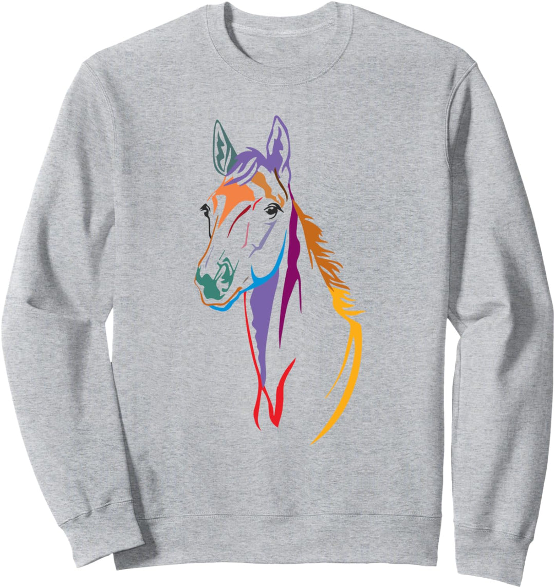 Pferde tshirt reiten tshirt Pferde Shirt Damen für Reiterin Sweatshirt