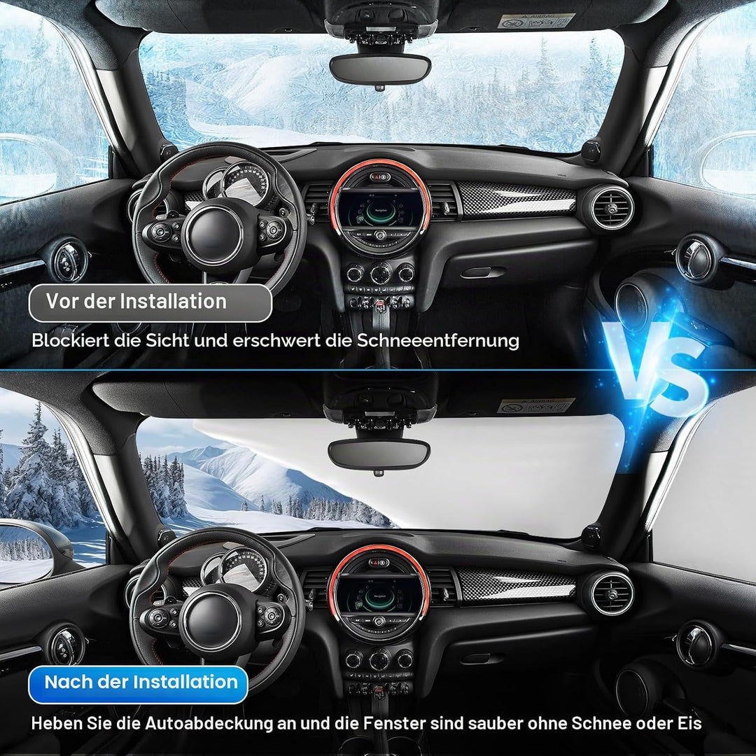 Autoabdeckung Wasserdicht Ersatz für Mini Cooper 3 Door 2000-2026 Mini Hardtop, Sonnenfest Hälfte Au