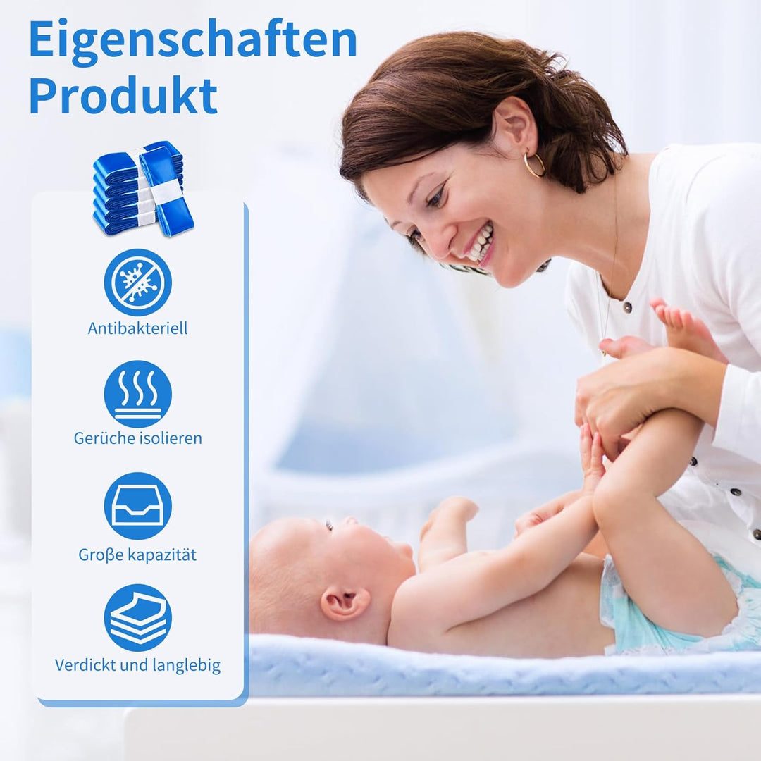 12 Stück Windeleimer Nachfüllkassetten,Nachfüllbeutel, Geruchsdichte Eingedickte, Hervorragende Abdi