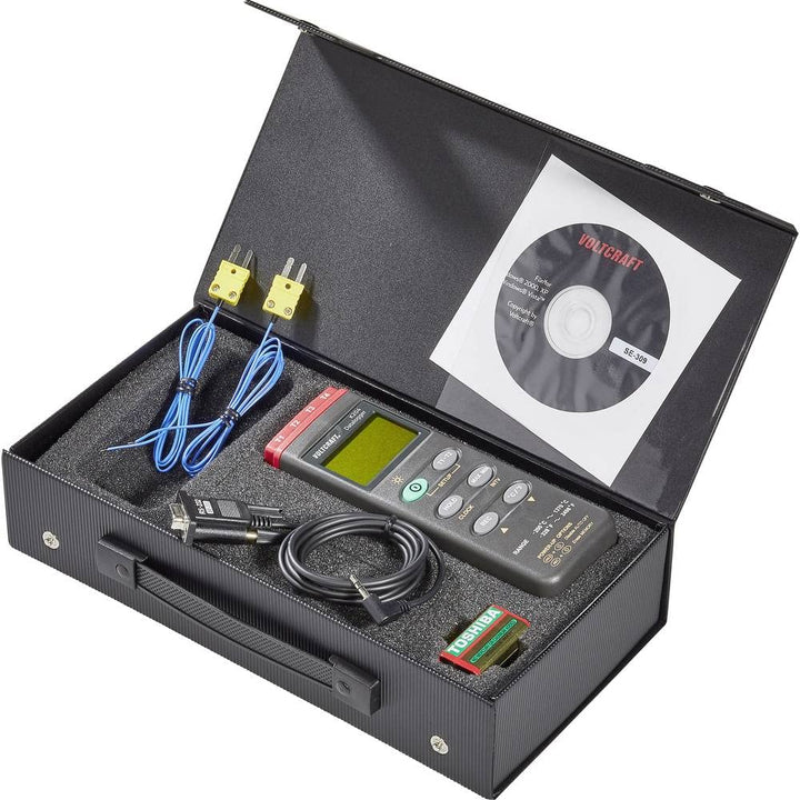 VOLTCRAFT K204 Temperatur-Messgerät -200 - +1370 °C Fühler-Typ K Datenlogger-Funktion