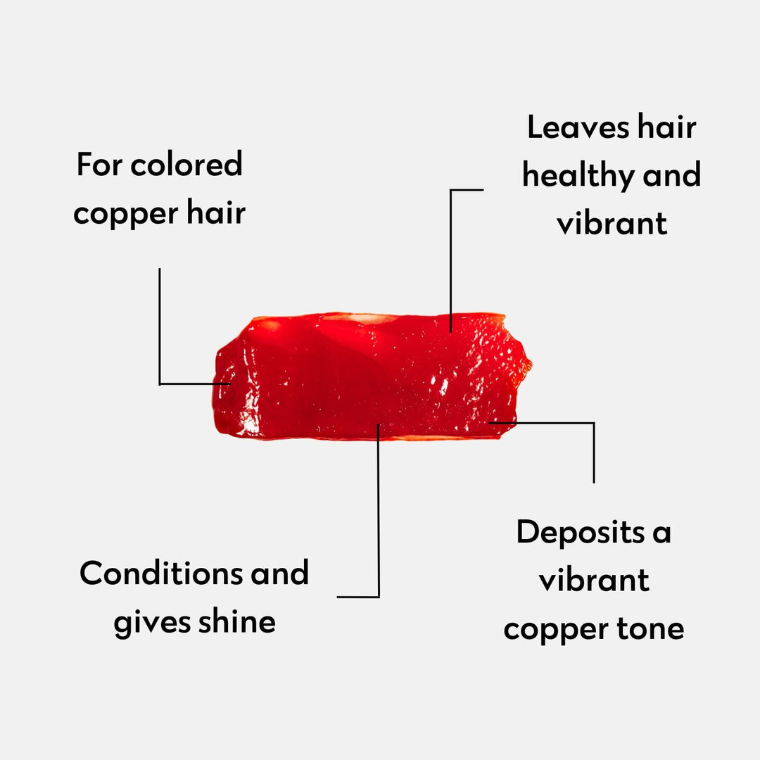 Four Reasons Color Mask - Copper - (27 Colors) Toning Treatment, Color Depositing Conditioner, Tone