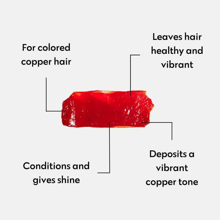 Four Reasons Color Mask - Copper - (27 Colors) Toning Treatment, Color Depositing Conditioner, Tone