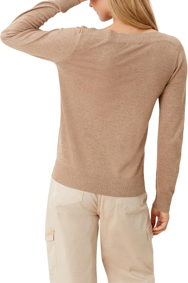 s.Oliver Pullover aus Viskose und Baumwolle 32 83w0 Braun, 32 83w0 Braun